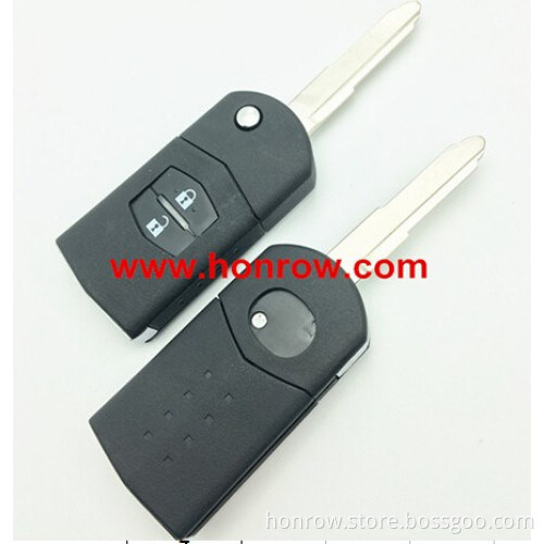 Newest Mazda remote flip key shell with 2 button